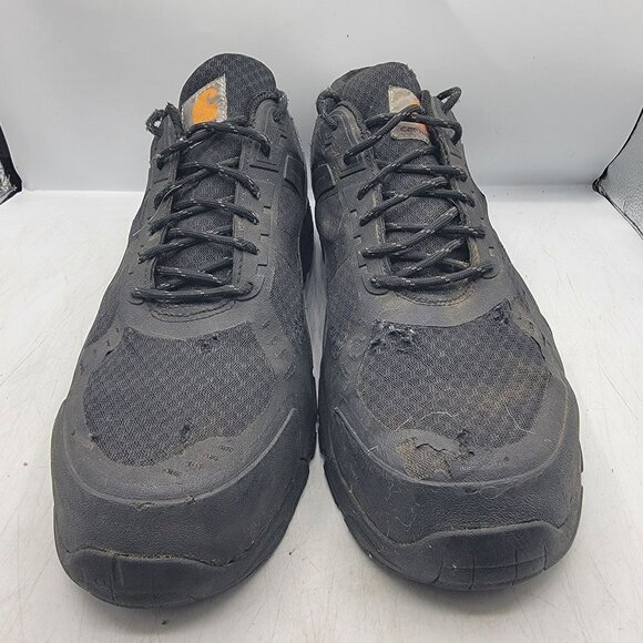 Carhartt Lightweight Mens 15 Black Low Work Hiker Steel Toe Work Shoes - Picture 2 of 13
